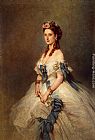 Franz Xavier Winterhalter Paintings - Alexandra, Princess of Wales by Franz Xavier Winterhalter